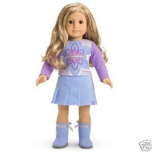 American Girl Doll I Like Your Style Meet Outfit Boots Skirt Top retired NO DOLL
